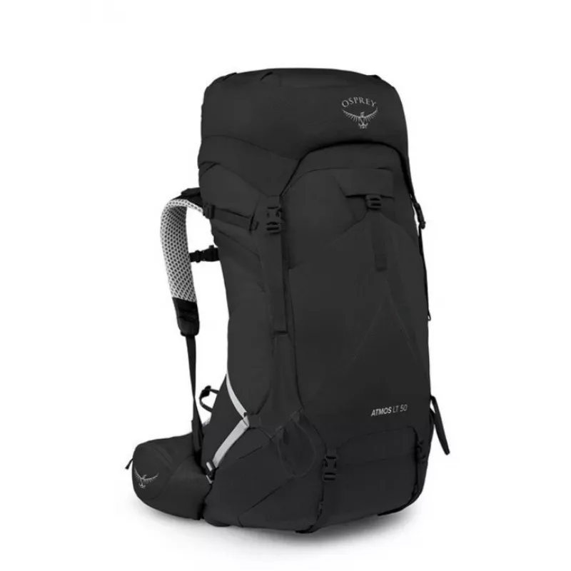 Trekking-Rucksack Osprey Atmos AS LT 50 Schwarz L/XL — Herren, 50 l Fassungsvermögen