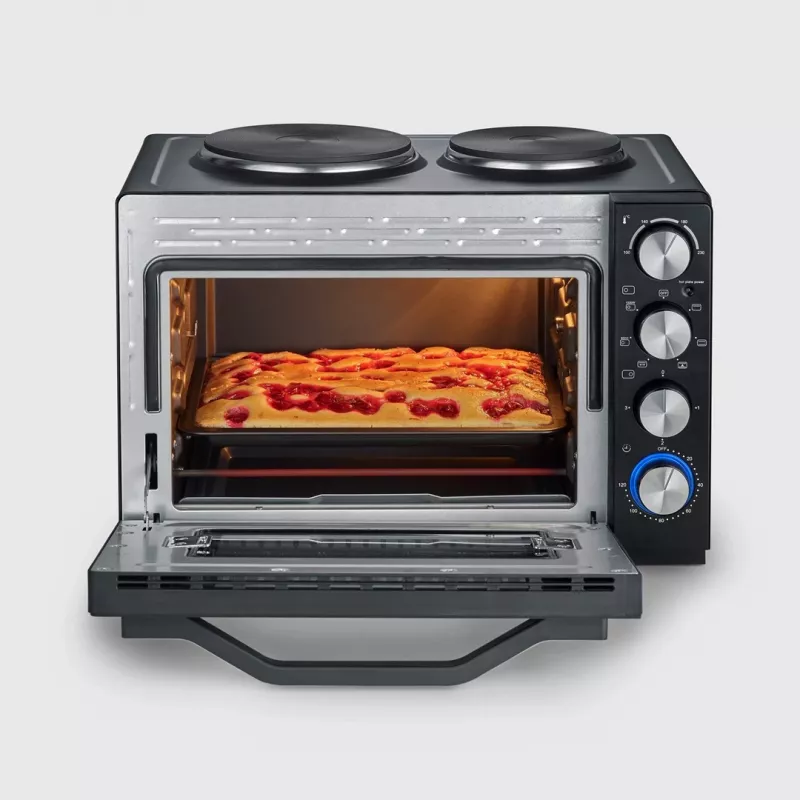 Severin TO 2073 XXL Mini-Backofen 60 L 2200 W Schwarz Grill