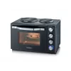 Severin TO 2073 XXL Mini-Backofen 60 L 2200 W Schwarz Grill