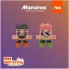 Marioinex Mini Waffle City Müllwagen Bausteine, 148 Teile (903131)