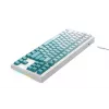 Havit KB901L Gaming-Tastatur weiß und grün USB kabelgebunden RGB-LED