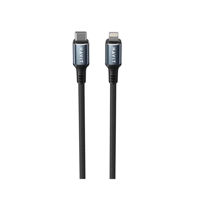 Havit CB6311 USB Typ C auf Lightning Kabel 1 m schwarz 30 W