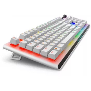 Dell | Alienware Tri-Mode AW920K | Kabellose Gaming-Tastatur | Kabellos | RGB LED-Beleuchtung | US | Bluetooth | Lunar Light | Nummernblock | CHERRY MX Red | Kabellose Verbindung