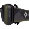 Black Diamond Spot 400 Schwarz, Stirnlampe mit olivfarbenem Stirnband