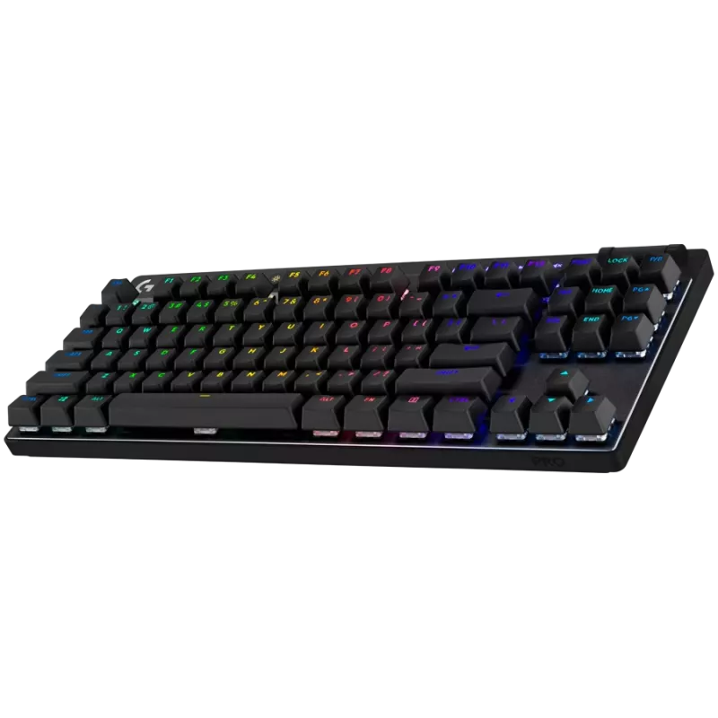 LOGITECH G PRO X TKL LIGHTSPEED Mechanische Gaming-Tastatur – SCHWARZ – NORDISCH – LINEAR