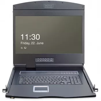 Modulare Konsole Digitus DS-72211 mit 19 Zoll TFT & Touchpad
