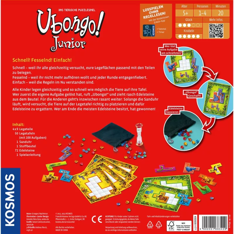 Ubongo Junior, Gesellschaftsspiel