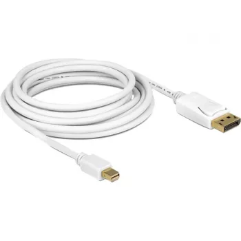 DisplayPort-Kabel DeLOCK 83483 Mini DisplayPort 3 m Weiß