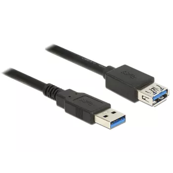 USB-Kabel DeLOCK 85056 USB 3.2 Gen 1 2m USB A Schwarz