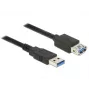 USB-Kabel DeLOCK 85056 USB 3.2 Gen 1 2m USB A Schwarz