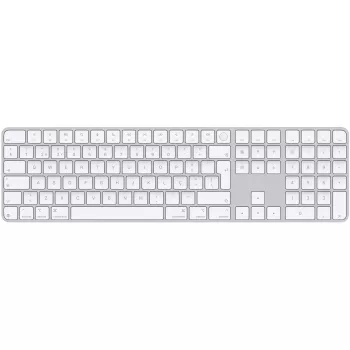 APPLE Magic Keyboard mit Touch ID und Ziffernblock für Mac-Modelle mit Apple Silicon – Portugiesisch – Weiße Tasten