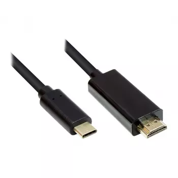 Good Connections GC-M0100 - 1 m - HDMI Typ A (Standard) - USB Typ-C - Stecker - Stecker - gerade