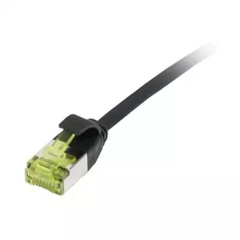 Patchkabel RJ45, CAT6A 500 MHz, 3 m, schwarz, U/FTP, Slimline rund d=3,8 mm, TPE/LSZH (Superflex), AWG32, mit Cat.7 Rohkabel, Synergy 21 (S217316V3)
