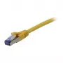 Patchkabel RJ45 - CAT6A 500Mhz - 1,0m - gelb - S-STP(S/FTP) - AWG26 - LSZH - Synergy 21