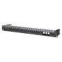 METZ CONNECT BTR E-DAT C6A Modul 24 Port 180°M - Patchpanel - Schwarz - 1U - 24 Ports (130920-BK-E)
