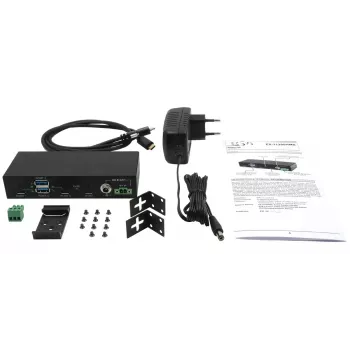 EXSYS EX-11295HMS USB 3.2 Gen 2 Hub Type-B 10000 Mbit/s Schwarz