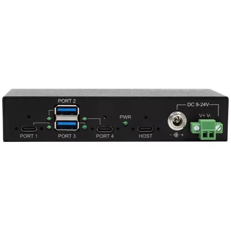 EXSYS EX-11295HMS USB 3.2 Gen 2 Hub Type-B 10000 Mbit/s Schwarz