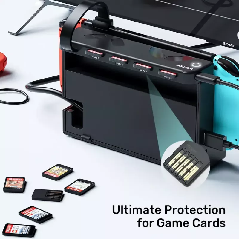 Unitek G1002D 4-Slot Game Card Reader für Nintendo Switch