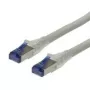 ROLINE - Patchkabel - RJ-45 (M) - RJ-45 (M) - 20 m - SFTP, PiMF - Kat. 6a - gecrimpt, massiv, glatt, halogenfrei - Grau (21.15.0874)