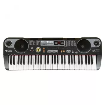 MQ 6115L - Tastatur mit Mikrofon zum Erlernen des Spielens, entwickelt für Kinder