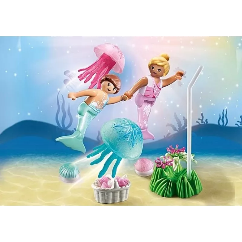 Figurenset Princess Magic 71504 Meerjungfrauen-Kinder mit Quallen