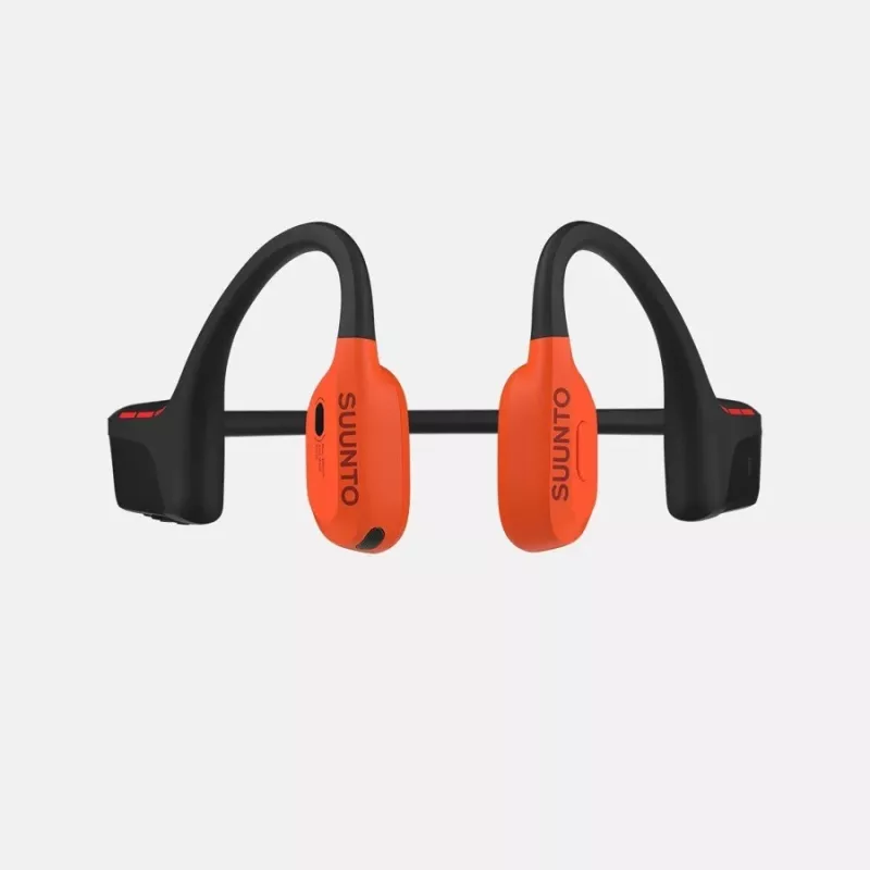 Suunto Wing 2 Coral Orange kabellose Knochenschall-Kopfhörer mit Powerbank