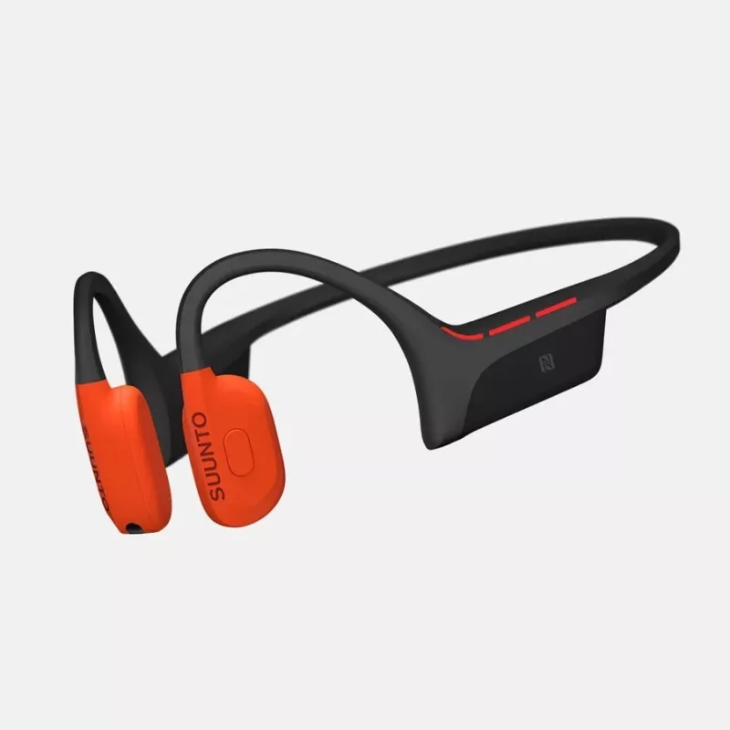 Suunto Wing 2 Coral Orange kabellose Knochenschall-Kopfhörer mit Powerbank