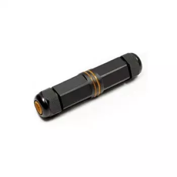 Good Connections ODC-02 Outdoor IP67 Cat.6A RJ45 Patchkabel-Kupplung, Schwarz
