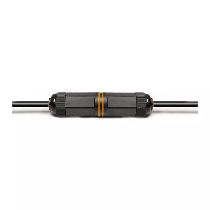 Good Connections ODC-02 Outdoor IP67 Cat.6A RJ45 Patchkabel-Kupplung, Schwarz