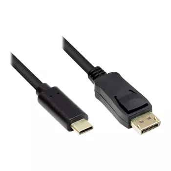 Good Connections GC-M0106 - 2 m - USB-C - DisplayPort - Stecker - Stecker - Gold