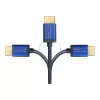 Good Connections 4521-SF005B - 0,5 m - HDMI Typ A (Standard) - HDMI Typ A (Standard) - 48 Gbit/s - Audio Return Channel (ARC) - Blau