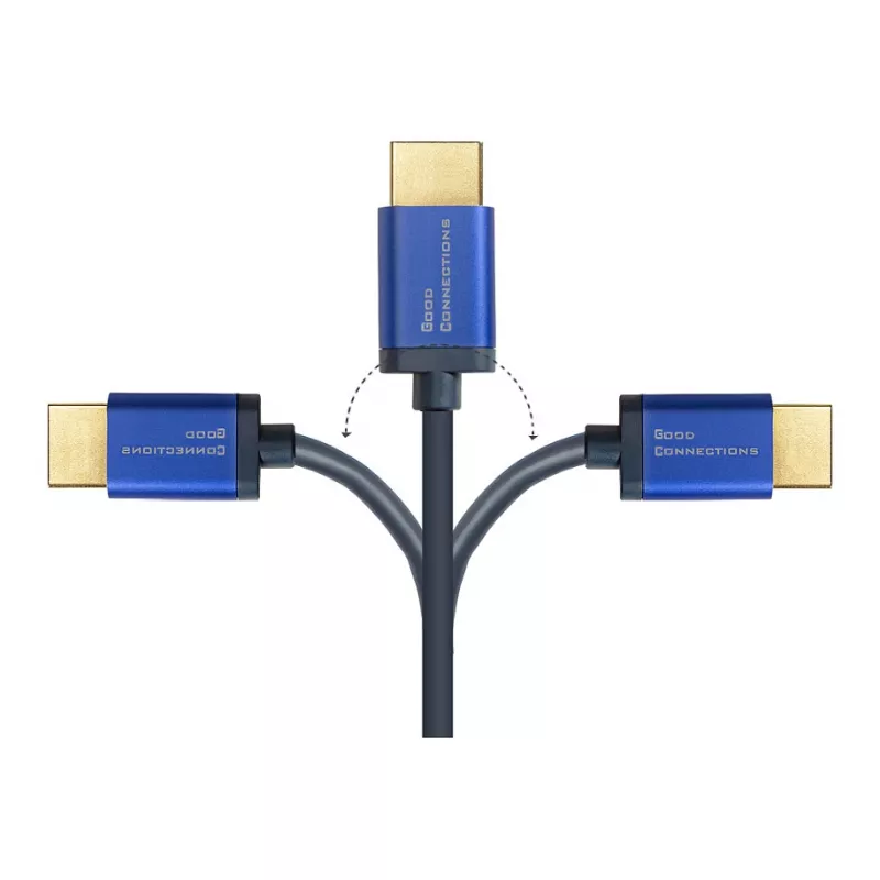 Good Connections 4521-SF005B - 0,5 m - HDMI Typ A (Standard) - HDMI Typ A (Standard) - 48 Gbit/s - Audio Return Channel (ARC) - Blau