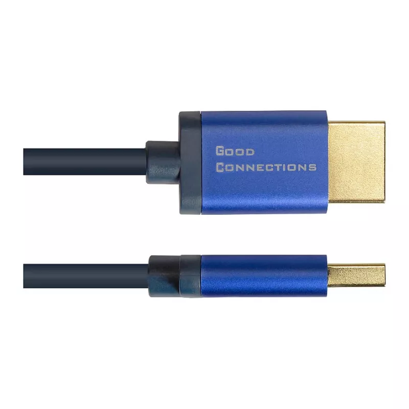 Good Connections 4521-SF010B - 1 m - HDMI Typ A (Standard) - HDMI Typ A (Standard) - 38,4 Gbit/s - Blau