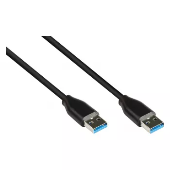 Good Connections 2831-AA010S - 1 m - USB A - USB A - USB 3.2 Gen 2 (3.1 Gen 2) - 10000 Mbit/s - Schwarz