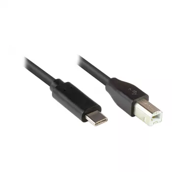 Good Connections 2510-CB005 - 0,5 m - USB C - USB B - USB 2.0 - 480 Mbit/s - Schwarz