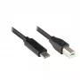Good Connections 2510-CB005 - 0,5 m - USB C - USB B - USB 2.0 - 480 Mbit/s - Schwarz