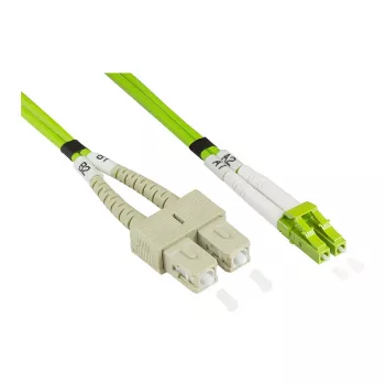 Alcasa LW-8005LS5 Glasfaserkabel 0,5 m LSZH OM5 LC SC Grün (LW-8005LS5)