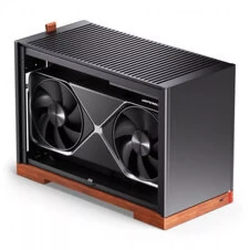 Jonsbo T9 Schwarz PC-Gehäuse Mini-Gehäuse ITX PCIe 5.0 Riserkabel - Silber (T9 SILVER PCIE 5.0)