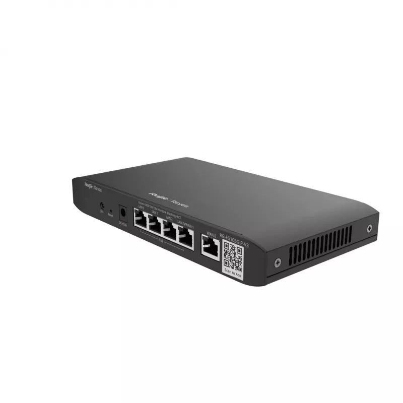 Ruijie Reyee RG-EG105G-P-V3 kabelgebundener PoE-Router, 5x Gigabit