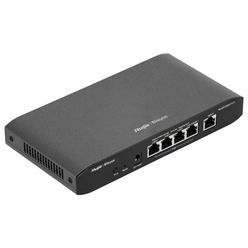 Ruijie Reyee RG-EG105G-P-V3 kabelgebundener PoE-Router, 5x Gigabit
