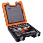 Bahco S106 Steckschlüsselsatz, 1/4" und 1/2", 430 mm
