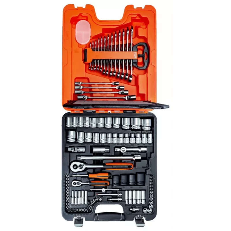 Bahco S106 Steckschlüsselsatz, 1/4" und 1/2", 430 mm