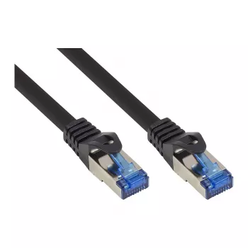 RNS® Patchkabel SmartFLEX, Cat.6A, S/FTP, PiMF, halogenfrei, 500MHz, schwarz, 1m, Good Connections® (8060-SF010S)