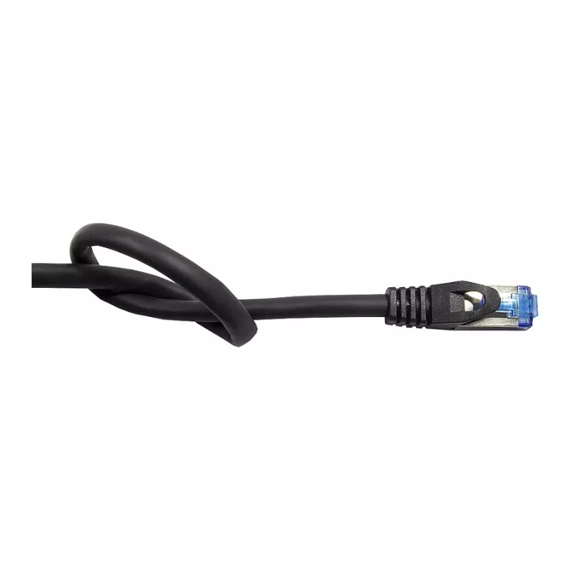 RNS® Patchkabel SmartFLEX, Cat.6A, S/FTP, PiMF, halogenfrei, 500MHz, schwarz, 1m, Good Connections® (8060-SF010S)