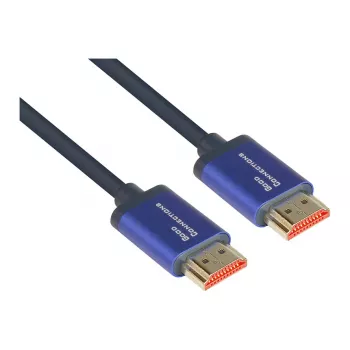 Good Connections 4521-SF020B – 2 m – HDMI Typ A (Standard) – HDMI Typ A (Standard) – 48 Gbit/s – Audio Return Channel (ARC) – Blau