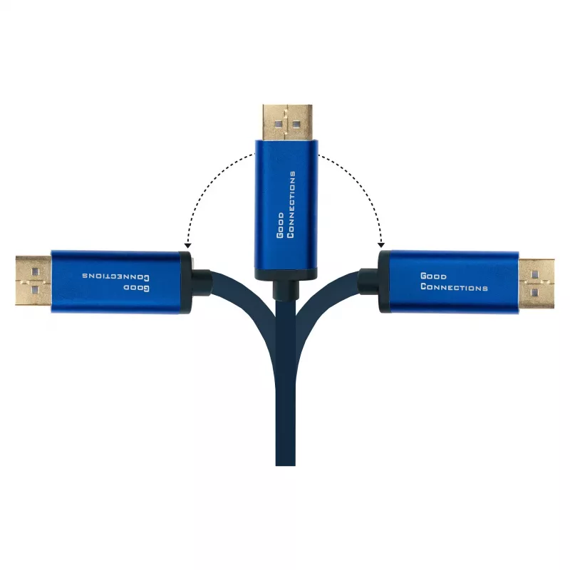 Alcasa 4812-CSF030B 3m Adapterkabel USB-C – 3 m – USB Typ-C – DisplayPort – Stecker – Stecker – gerade (4812-CSF030B)