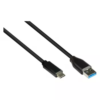 Good Connections 2831-AC005S - 0,5 m - USB A - USB C - USB 3.2 Gen 2 (3.1 Gen 2) - 10000 Mbit/s - Schwarz