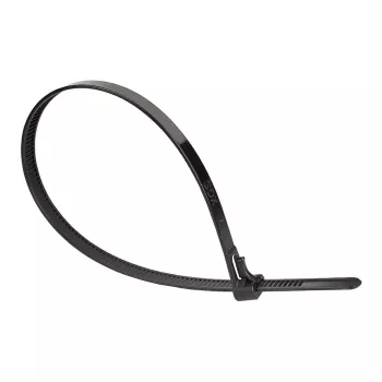 Good Connections KAB-R30S74 – wiederverwendbarer Kabelbinder – Nylon – Schwarz – 8,3 cm – V2 – -40 – 85 °C