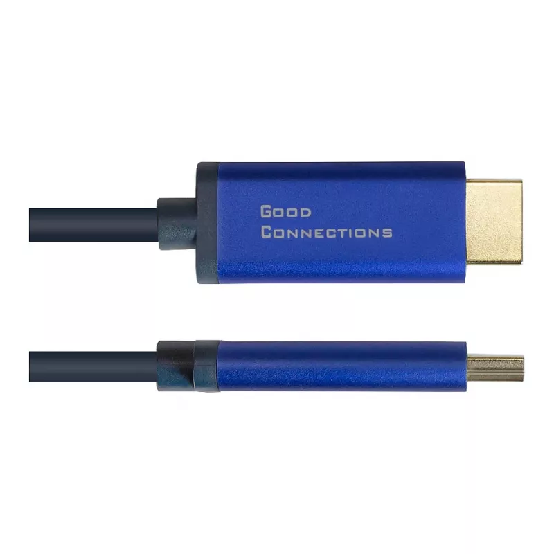 Alcasa 4860-SF010B Videokabel-Adapter 1 m DisplayPort HDMI Blau (4860-SF010B)