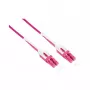 Patchkabel LWL Duplex OM4 (Multimode, 50/125) LC/LC, UNIBOOT, LSZH, reversible polarity, Entriegelungslasche, 1m, Good Connections® (LW-U801LC4)